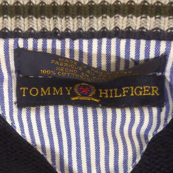 Tommy Hilfiger vintage blue sweater Lion crest logo - Picture 5 of 7
